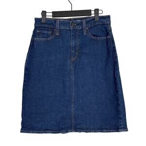Levi's Blue Denim Pencil Skirt